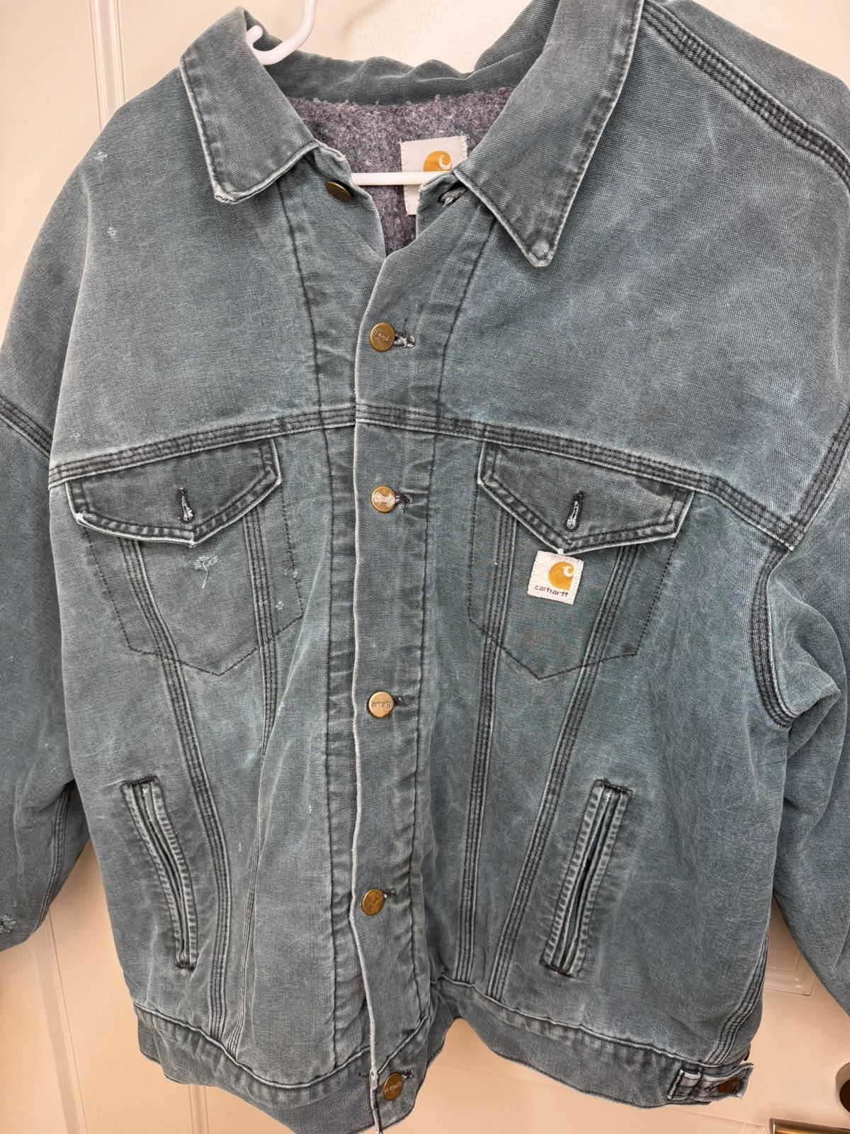 Carhartt Vintage Carhartt Jacket Mens Sz XL JB143 Hunter Green Size US XL / EU 56 / 4 - 4 Thumbnail