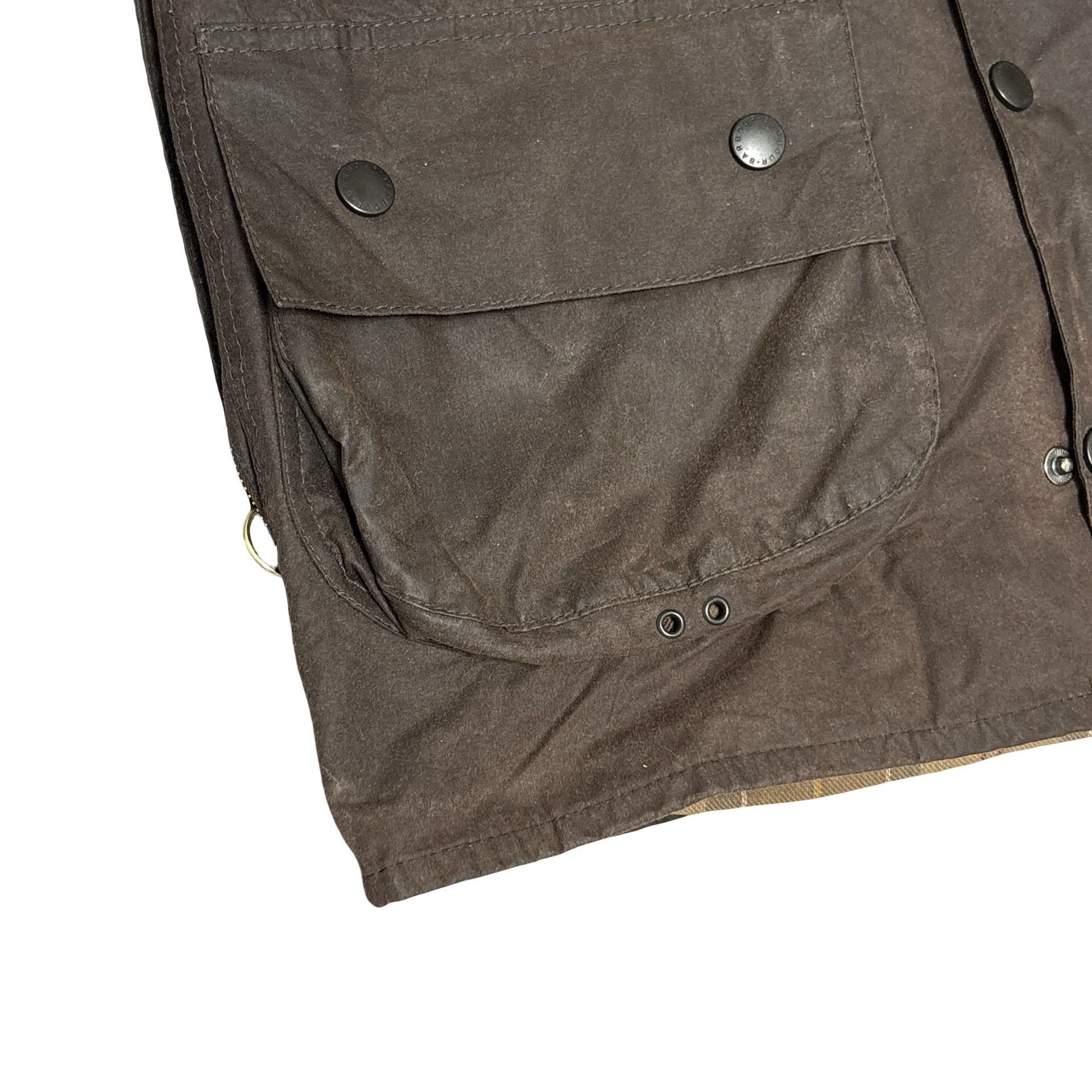 Barbour Barbour Beaufort Wax Jacket Made In England Tartan Lined Size US S / EU 44-46 / 1 - 11 Thumbnail