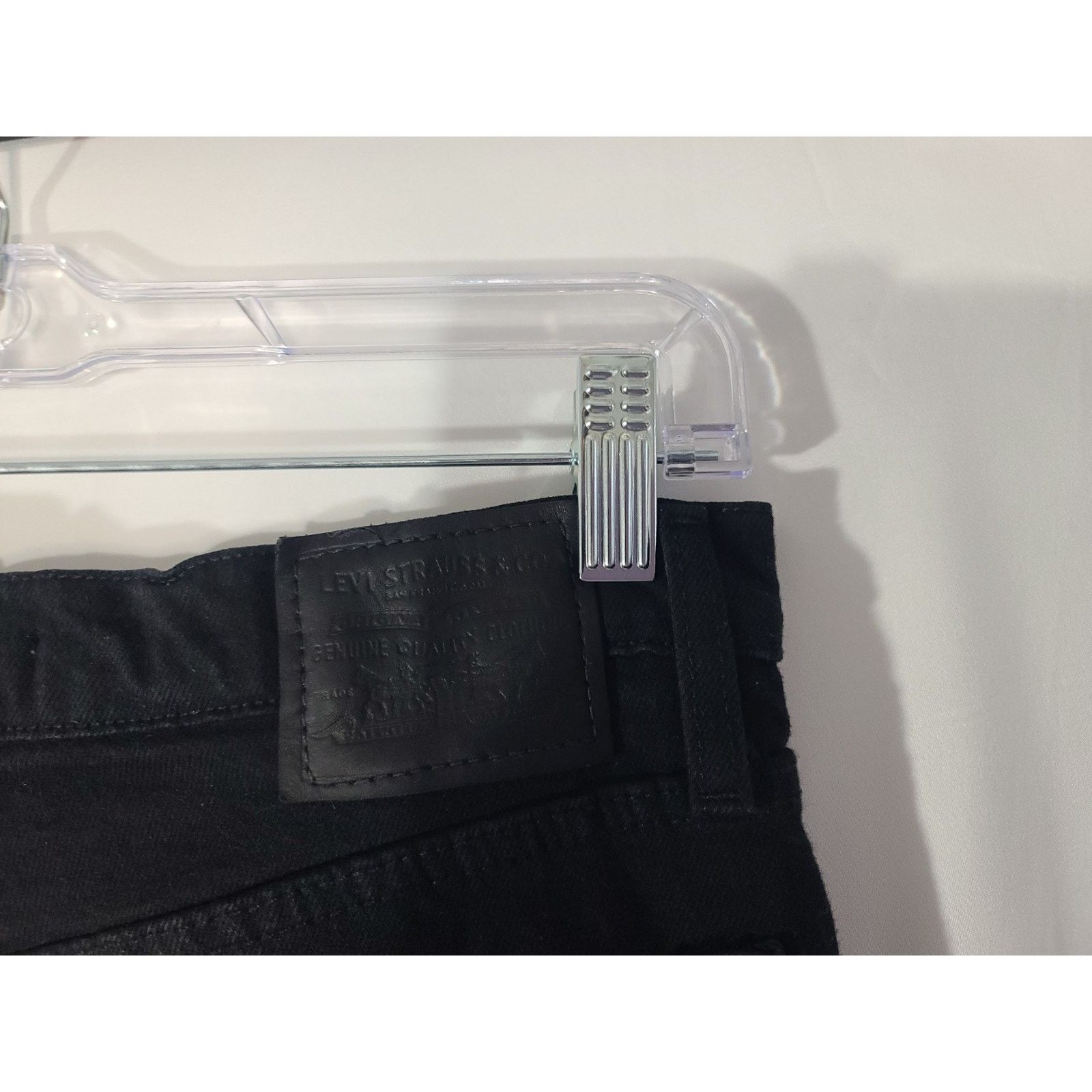 Levi's Levi's Premium Big E Wedgie Straight Ankle Black Jeans 26 Size 26" / US 2 / IT 38 - 9 Thumbnail