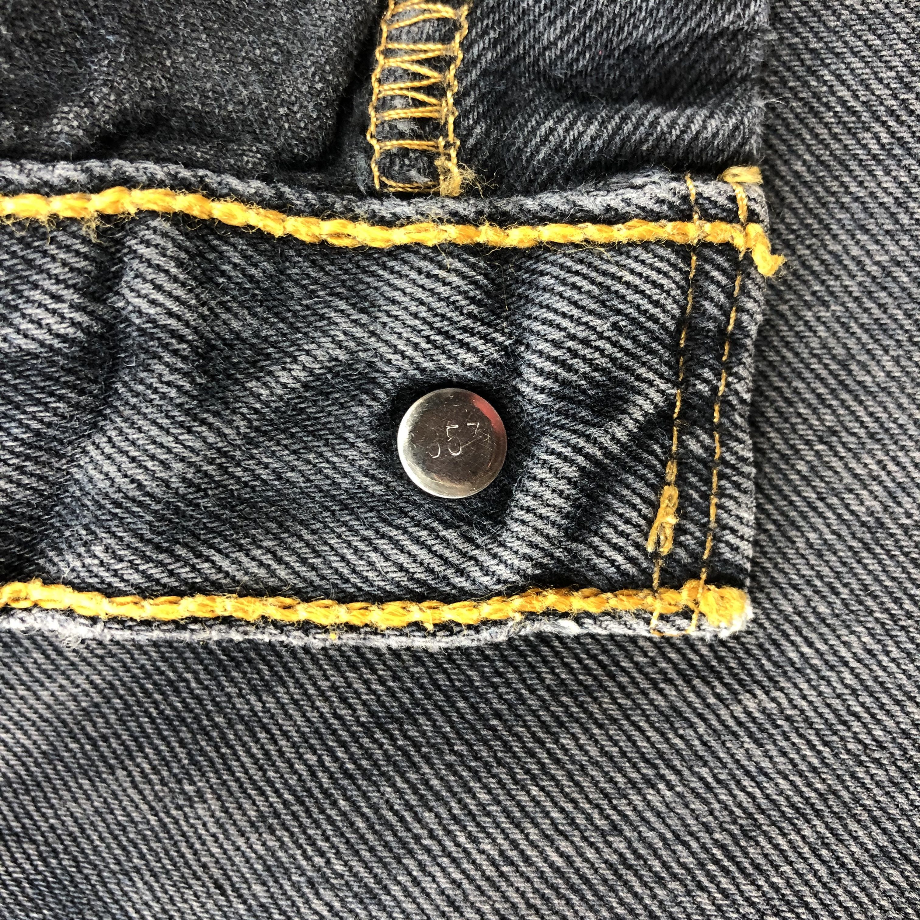 Levi's 90s Vintage Faded Black Levis 501 Jeans-JM3049 Size US 30 / EU 46 - 13 Thumbnail