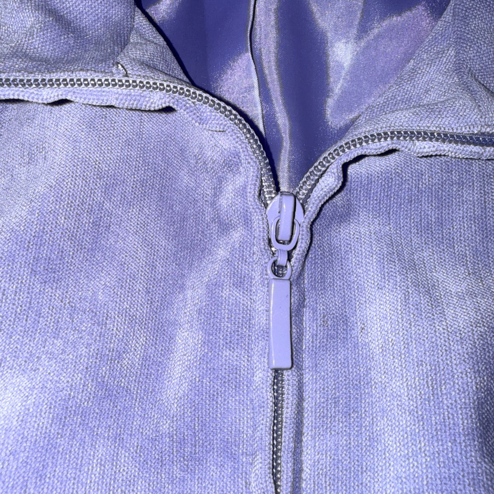 Vintage VINTAGE Dressbarn Jacket Women's Lined Short-Mid Lavender Purple Sz S Shoulder Pads Zip Crew? Size S / US 4 / IT 40 - 7 Thumbnail