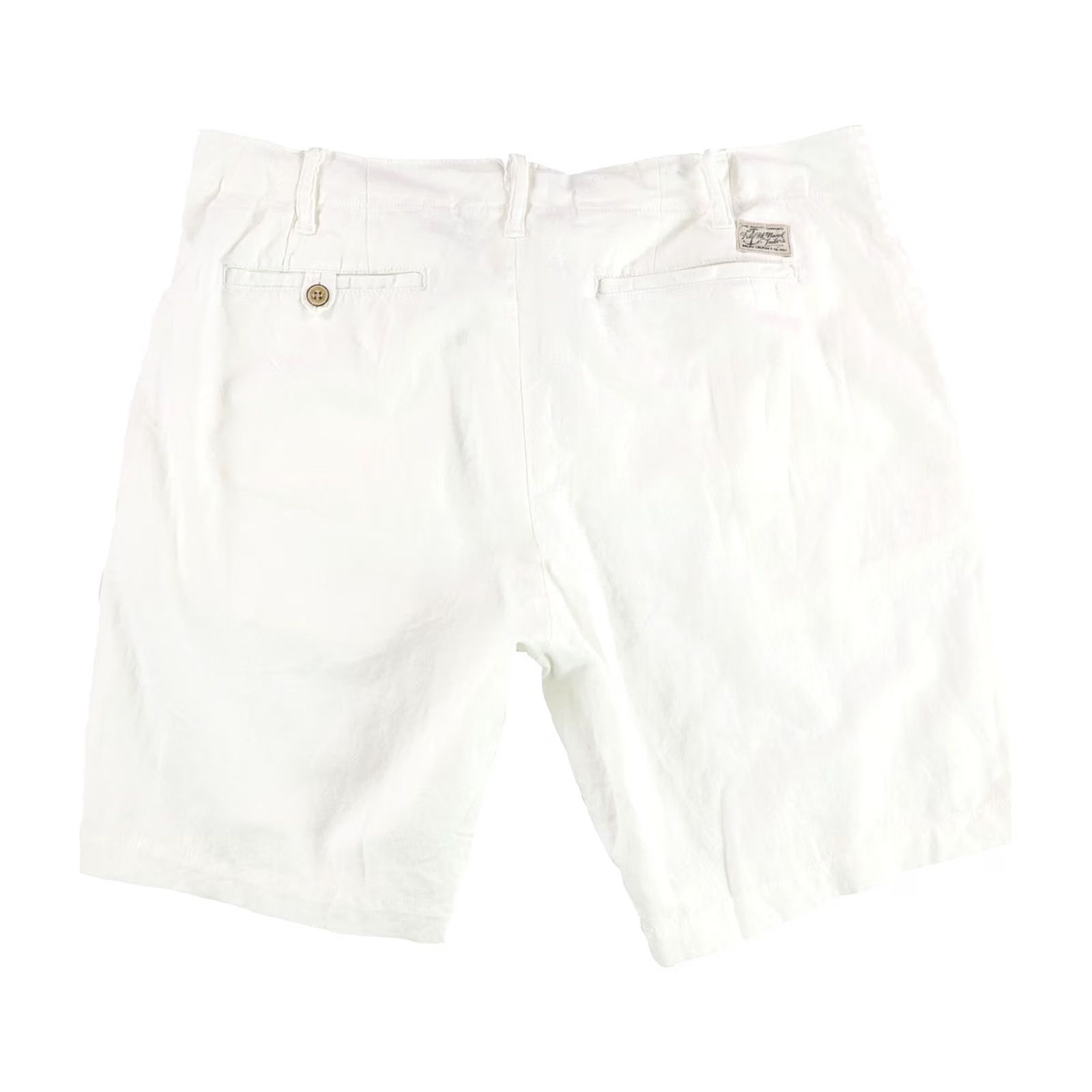 Ralph Lauren Ralph Lauren Mens Linen Cotton Blend Casual Chino Shorts white 38 Size US 38 / EU 54 - 2 Thumbnail