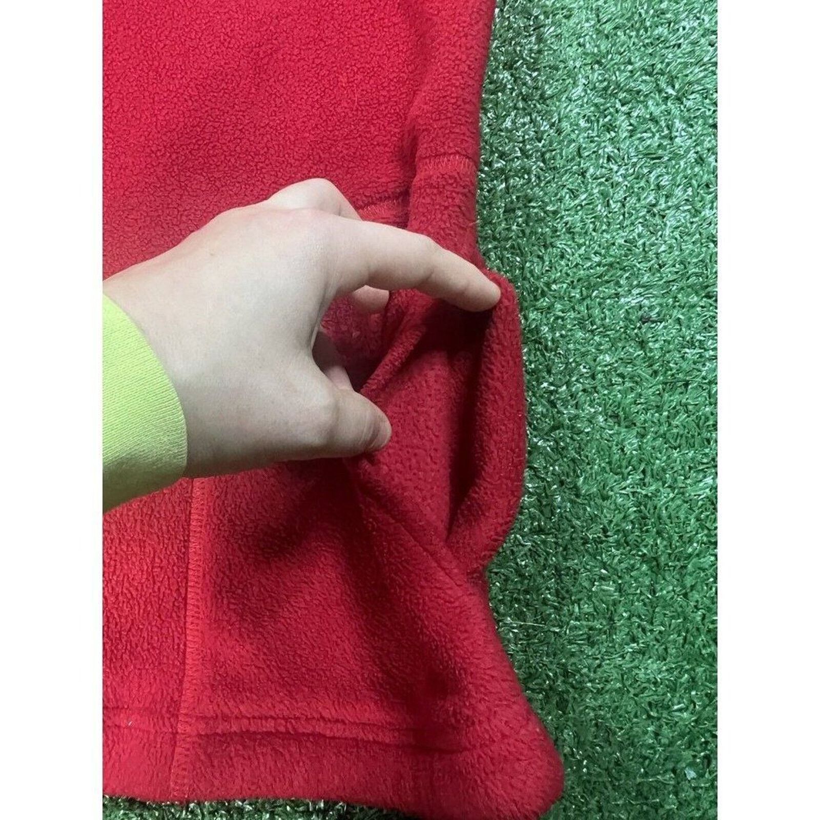 Nike Vintage Nike Mens MD Sweater Red Fleece 1/4 Zip Logo Swoosh Size US M / EU 48-50 / 2 - 5 Thumbnail