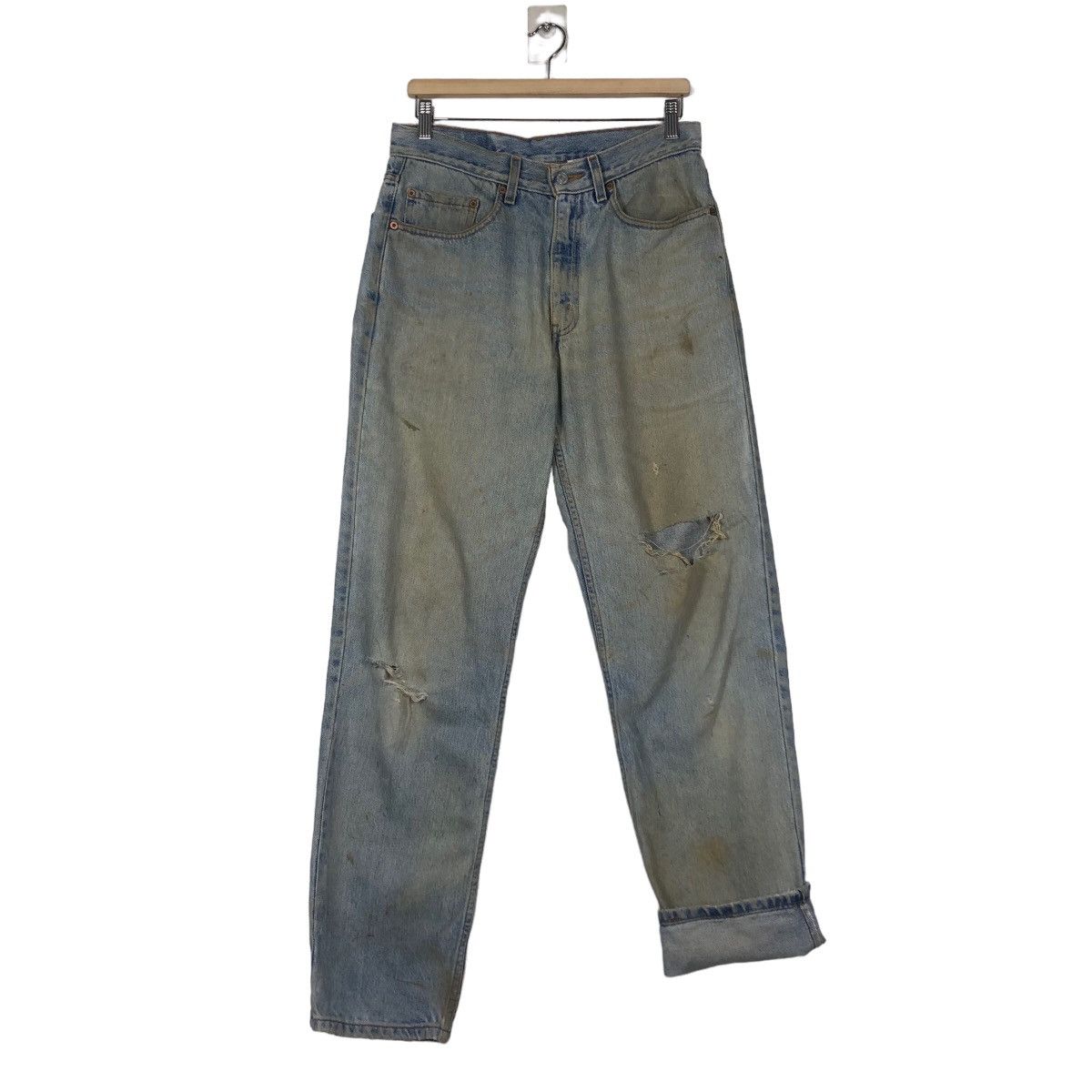 Levi's 🔥VINTAGE DENIM JEANS TROUSERS LEVI’S 550 Size US 32 / EU 48 - 14 Thumbnail