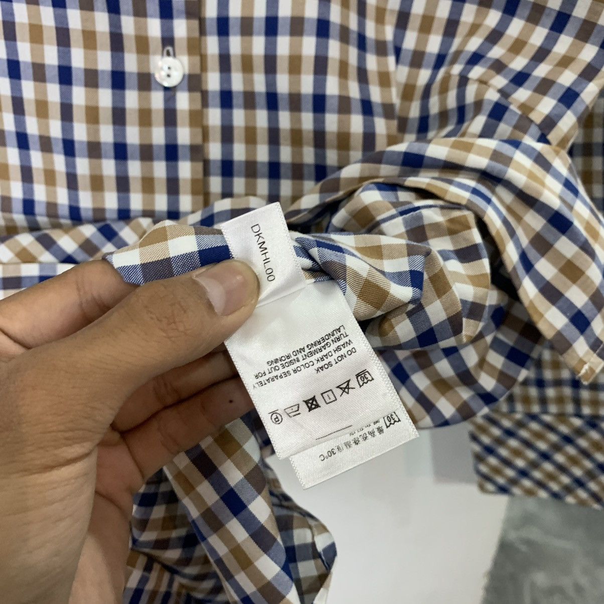 Aquascutum Aquascutum house check button shirt Size XL / US 12-14 / IT 48-50 - 5 Thumbnail
