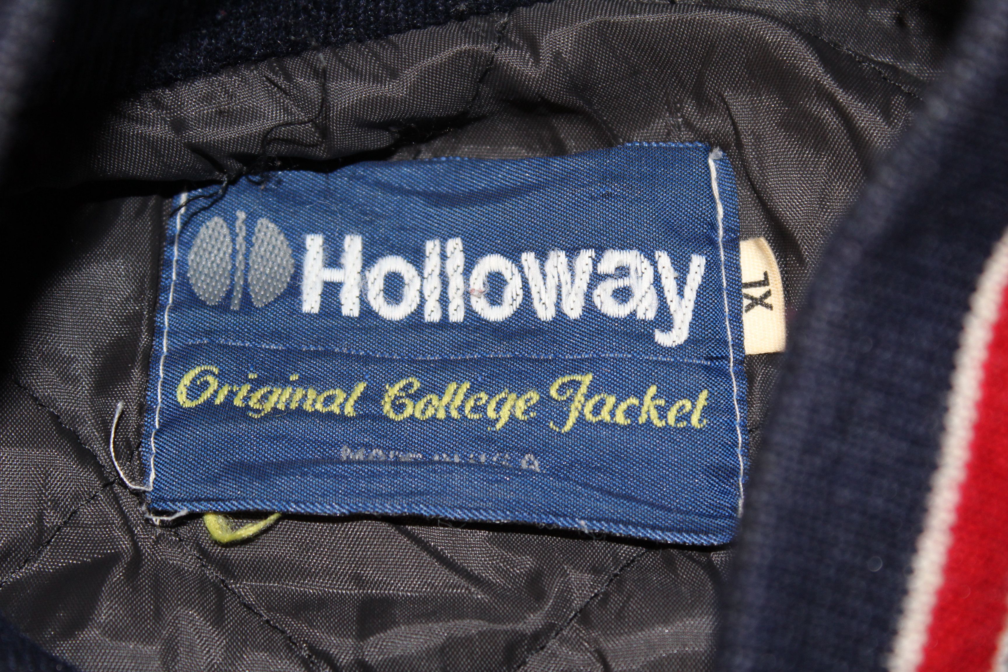 Holloway Holloway Huntington Vintage Collage Wool 95's Jacket Size US XL / EU 56 / 4 - 10 Thumbnail