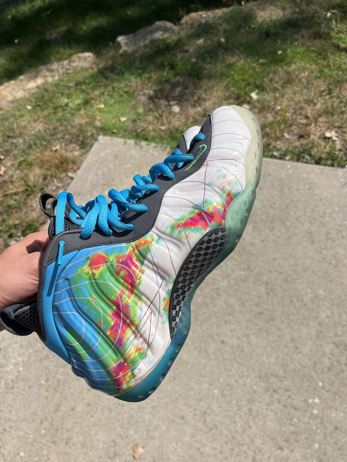 Nike Nike Air Foamposite One “Weatherman” Size US 10.5 / EU 43-44 - 4 Thumbnail