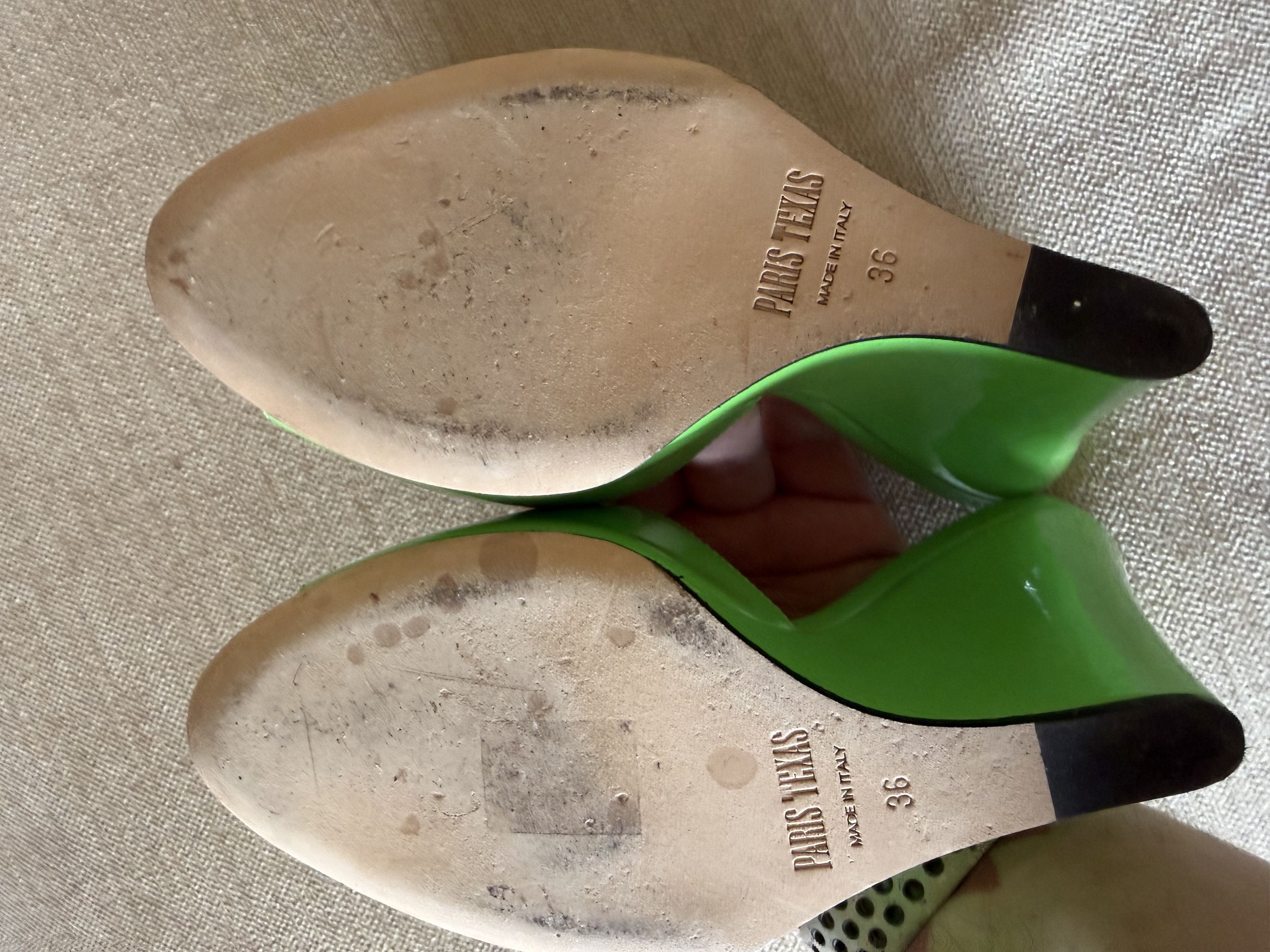 Paris Texas Green Paris Texas wedge sandals Size US 6 / IT 36 - 6 Thumbnail