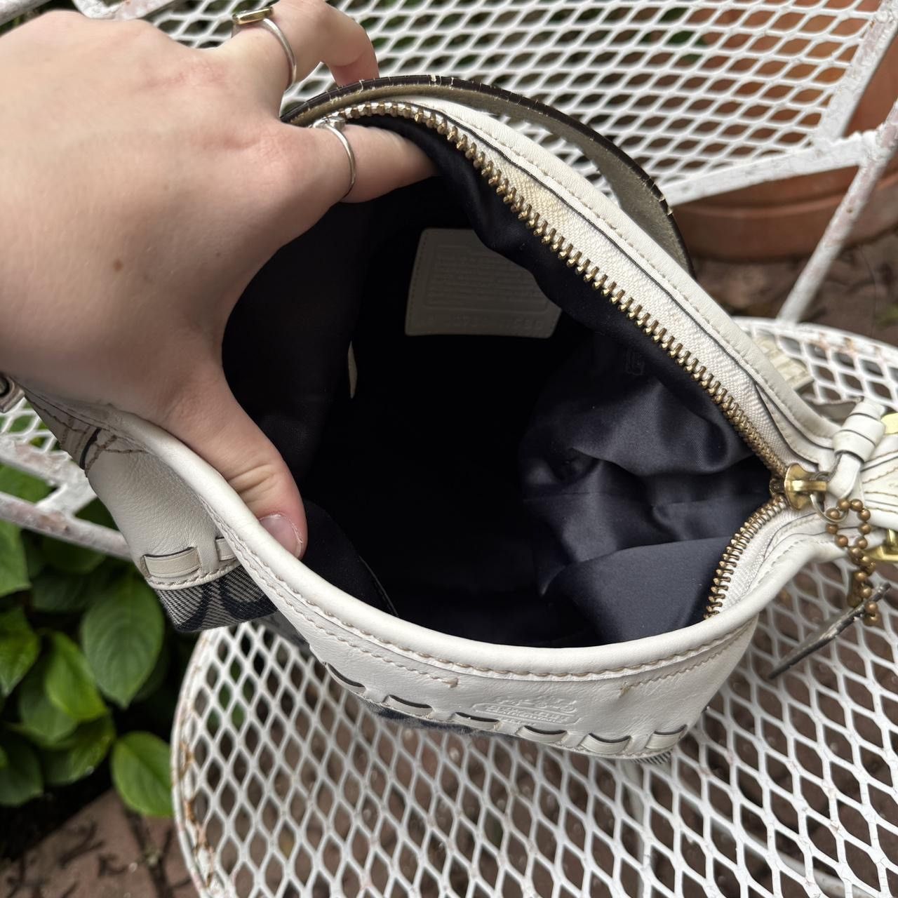 Coach Coach Denim Monogramed Bucket Bag Size ONE SIZE - 6 Thumbnail