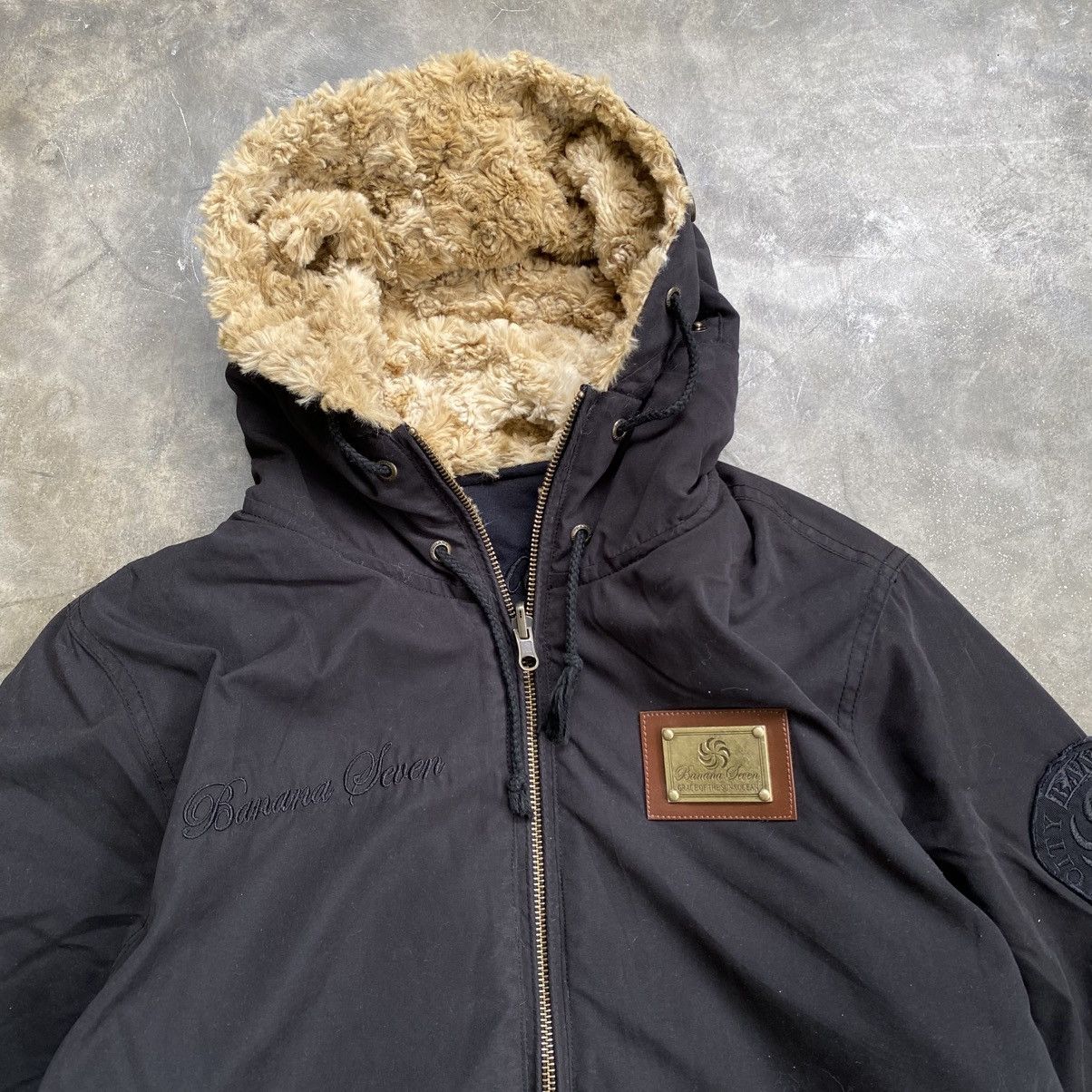 Japanese Brand 2000s Banana Seven Serpa Revisible Parka Jacket Size US M / EU 48-50 / 2 - 4 Thumbnail