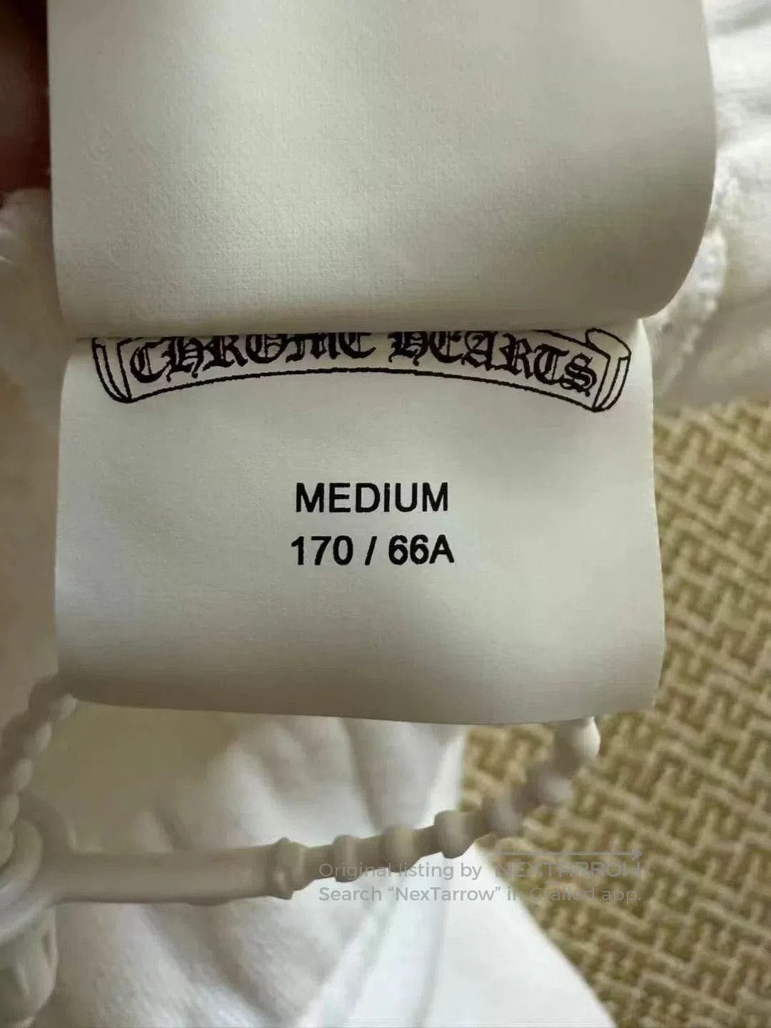 Chrome Hearts White Cross Patch Shorts.