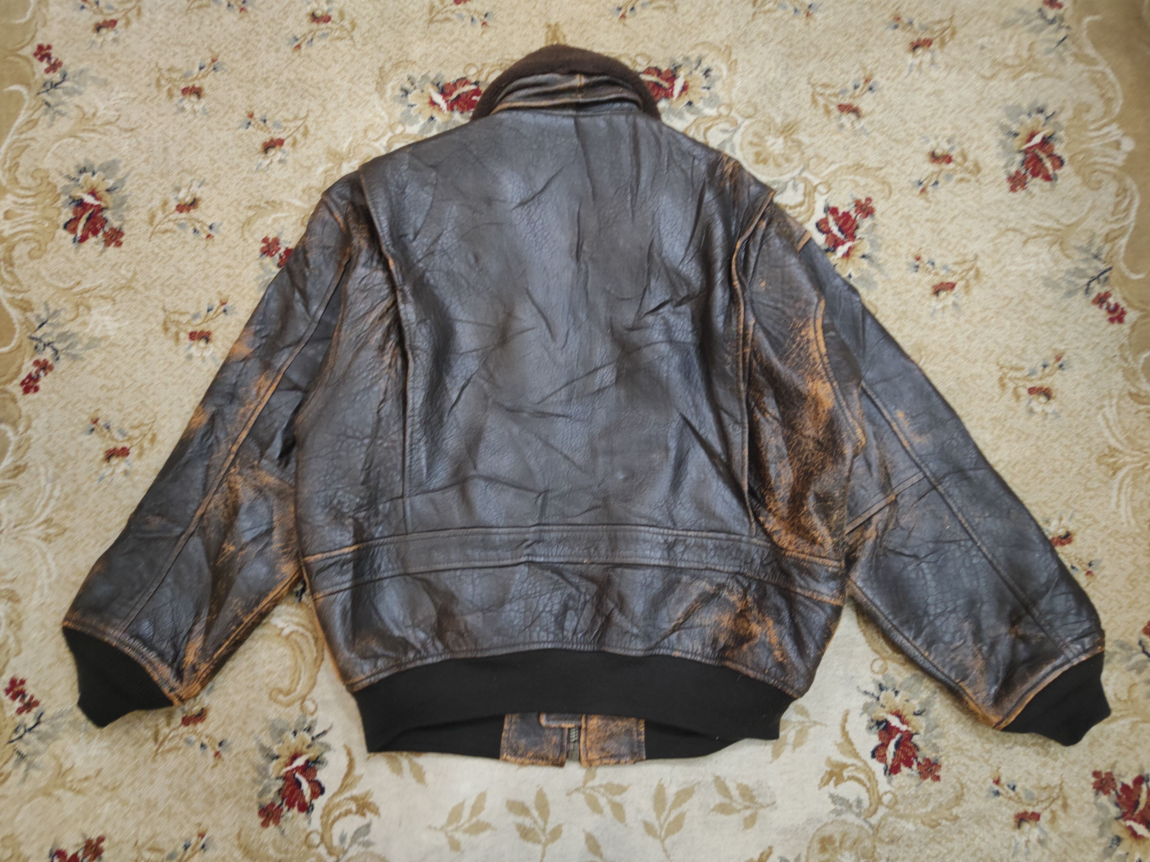 Avirex × Vintage Avirex LTD Leather Jacket Size US L / EU 52-54 / 3 - 2 Thumbnail