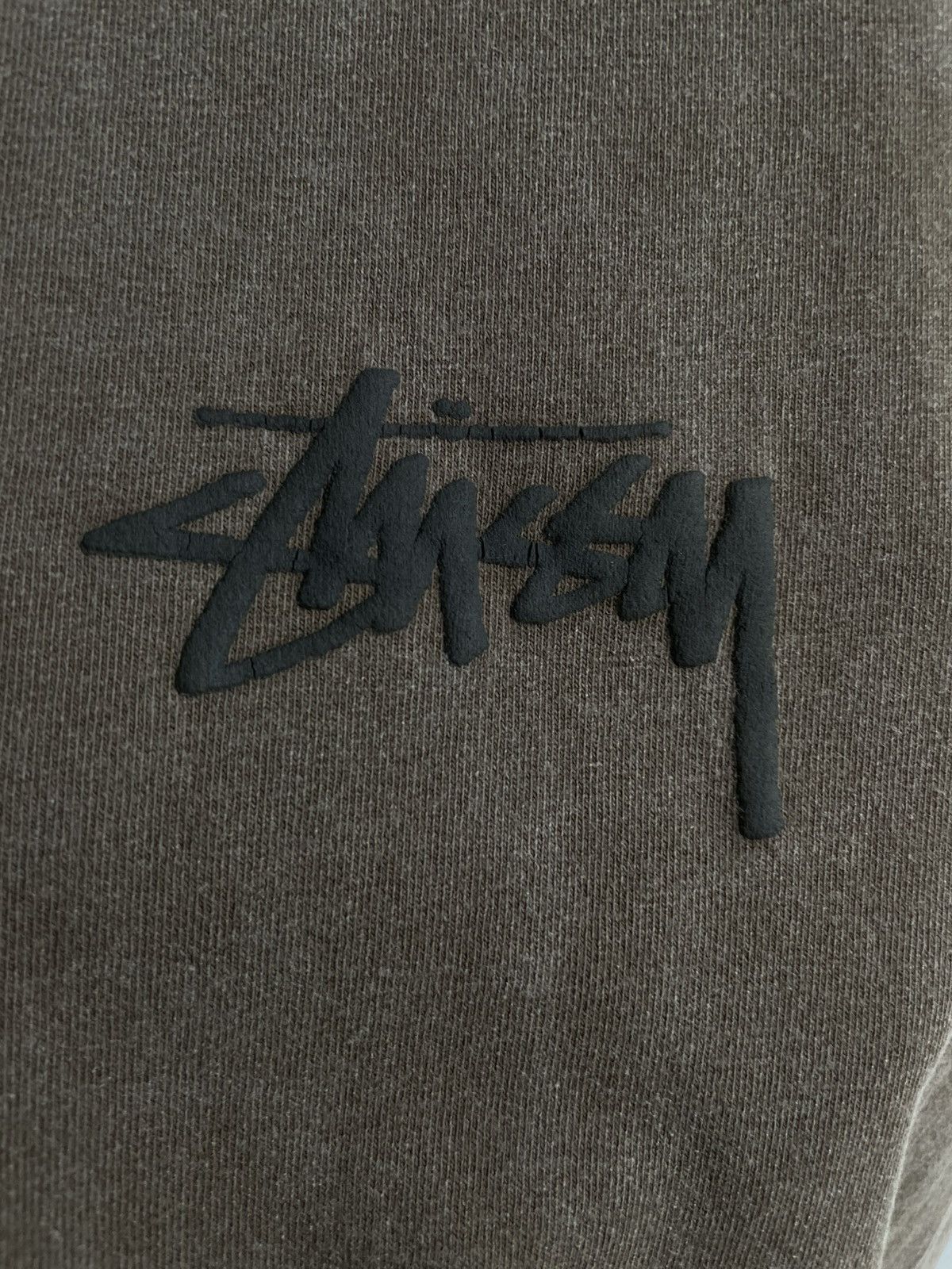 Stussy Stussy Big League Pigment Dyed Logo Brown Green T Shirt Tee Size US S / EU 44-46 / 1 - 12 Thumbnail