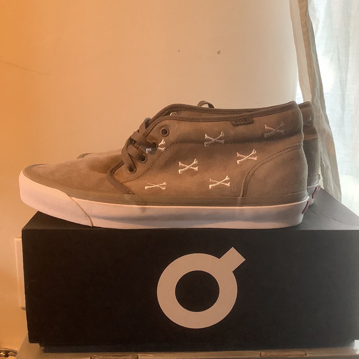 Vans × Wtaps Vans Vault x WTAPS OG Chukka LX Suede Olive Whisper White Size US 12 / EU 45 - 1 Thumbnail