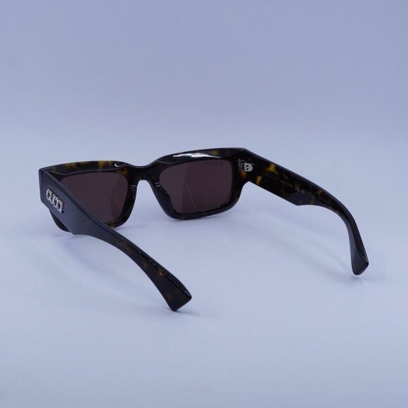 Gucci Gucci GG1838S 002 Sunglasses Dark Havana Cat Eye Frame Size ONE SIZE - 9 Thumbnail