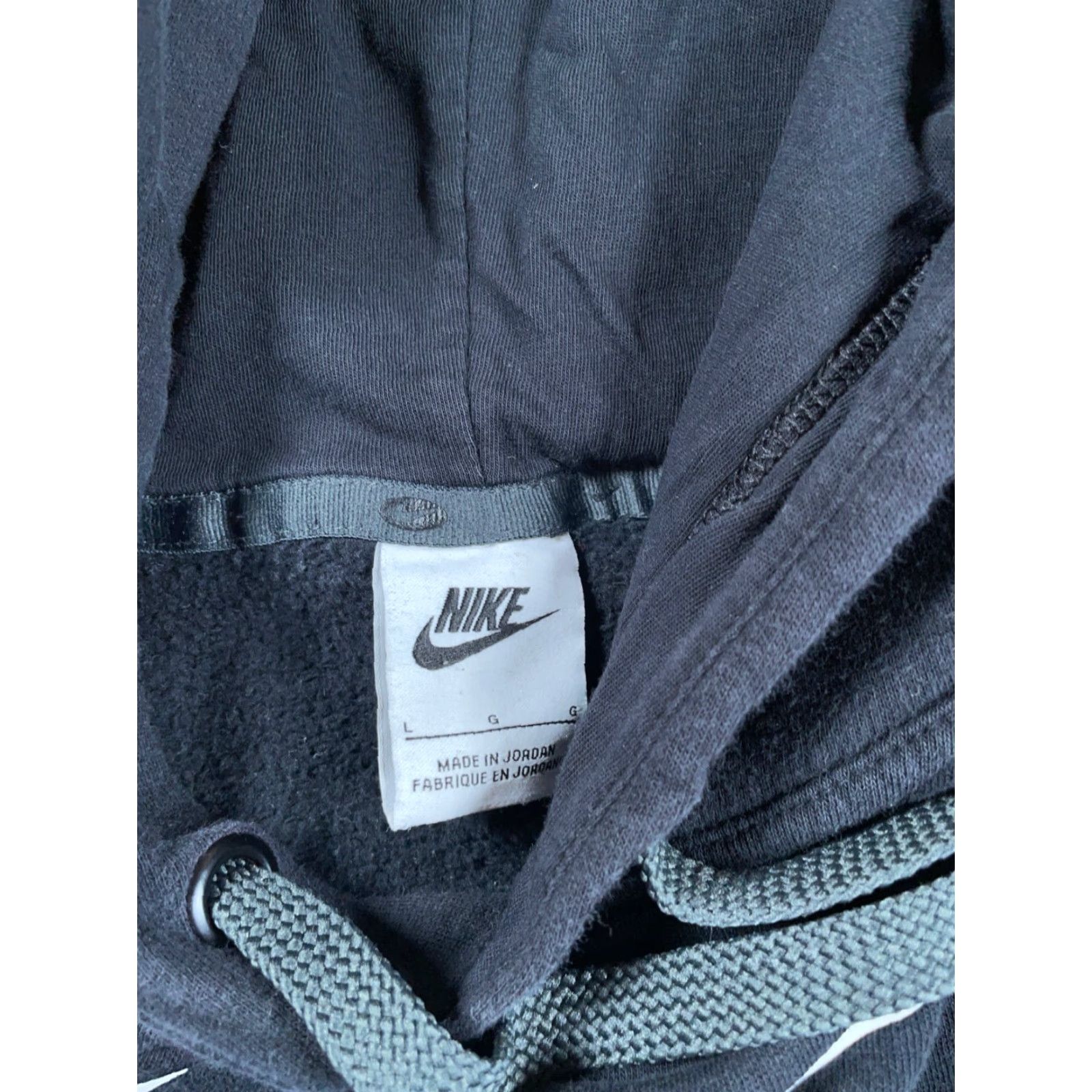 Nike Nike Hoodie Drawstring Double Swoosh Adult Large Black Sweatshirt DM5458-010 Size US L / EU 52-54 / 3 - 4 Thumbnail