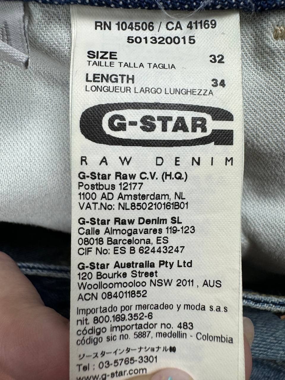 G-Star G star Raw jeans 32/34 Size US 32 / EU 48 - 3 Thumbnail