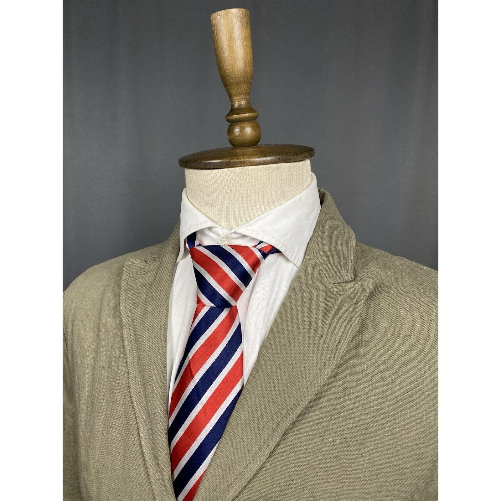 Hackett Hackett Men's Green Linen Blazer Sportcoat Jacket Size 38R/4 Size 48R - 5 Thumbnail