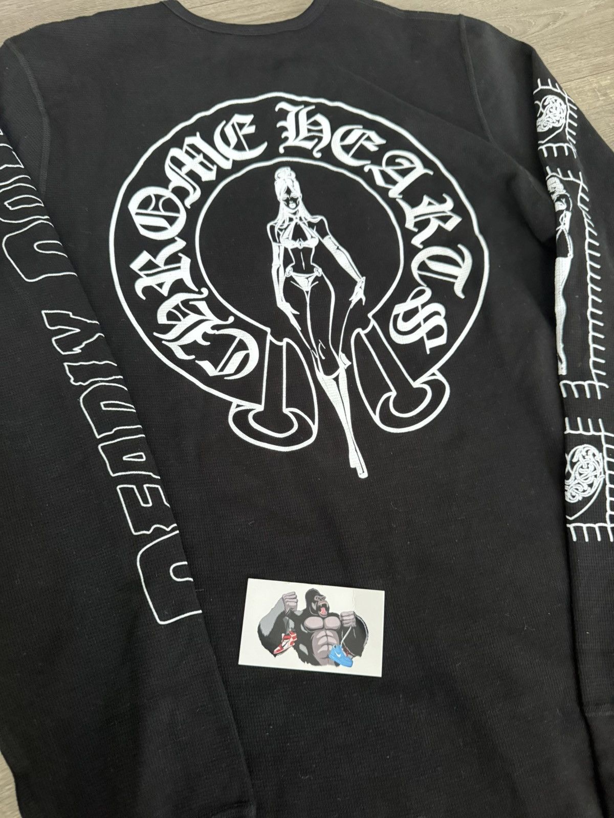 Chrome Hearts Chrome Hearts Deadly Doll Thermal Black Size US XXL / EU 58 / 5 - 5 Thumbnail