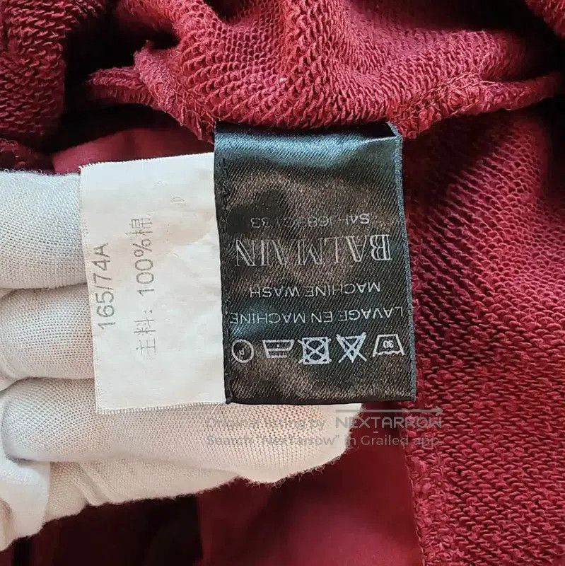 Balmain Balmain Men's Casual Pants in Red . Size US 32 / EU 48 - 4 Thumbnail