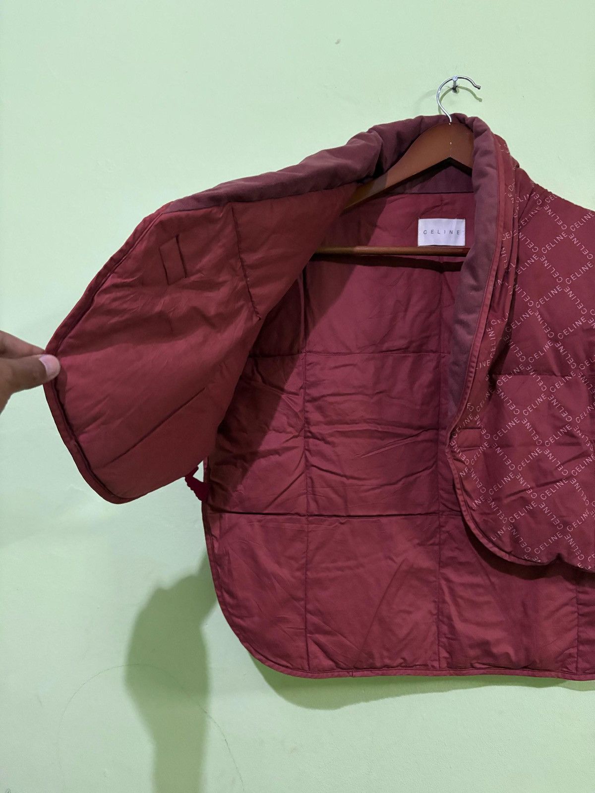Celine Celine Full Print Monogram Logo Poncho Padded vest Size US M / EU 48-50 / 2 - 6 Thumbnail