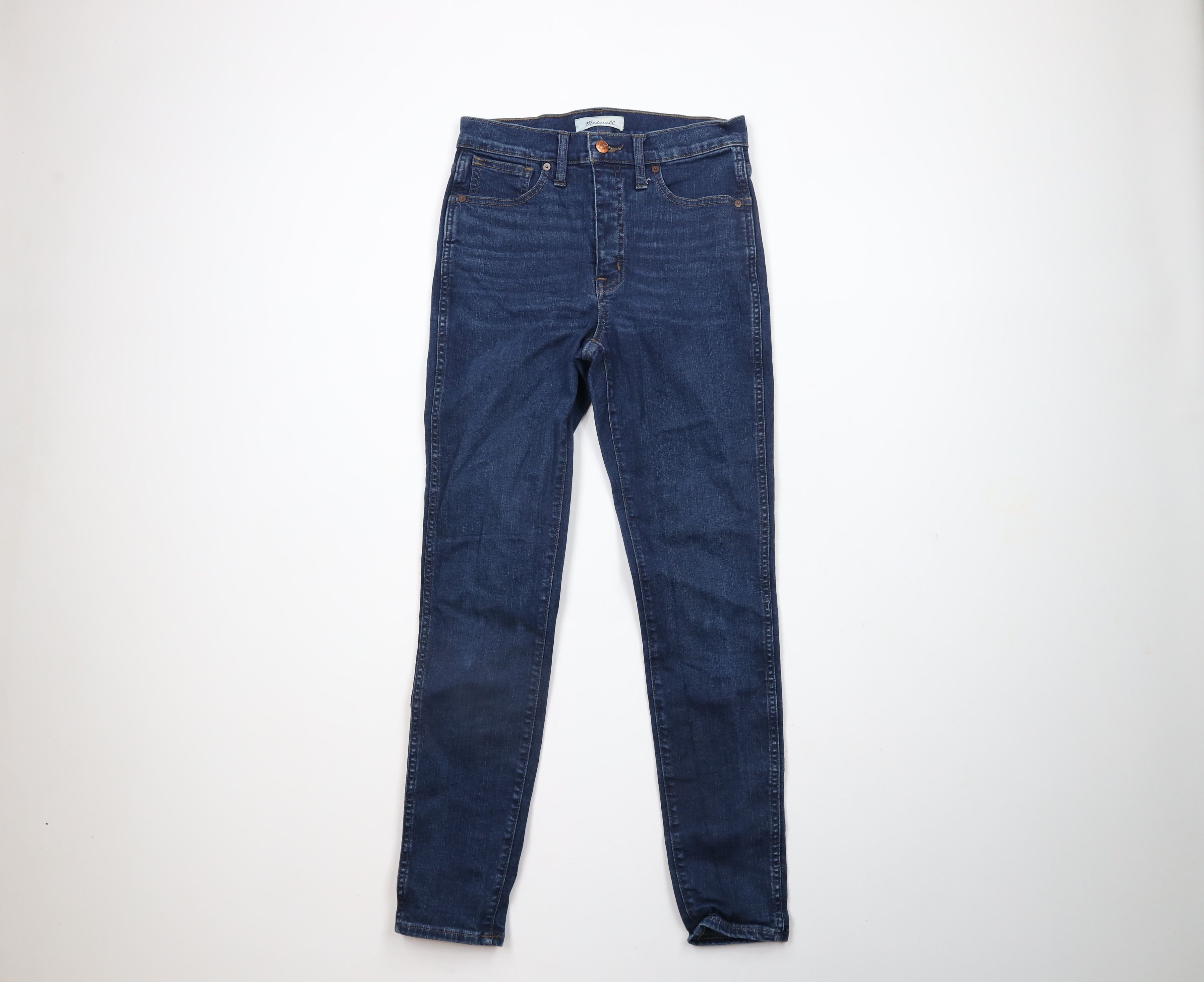 Madewell × Vintage Madewell High Rise Skinny Leg Stretch Denim Jeans Pants Blue Size 28" / US 6 / IT 42 - 1 Thumbnail