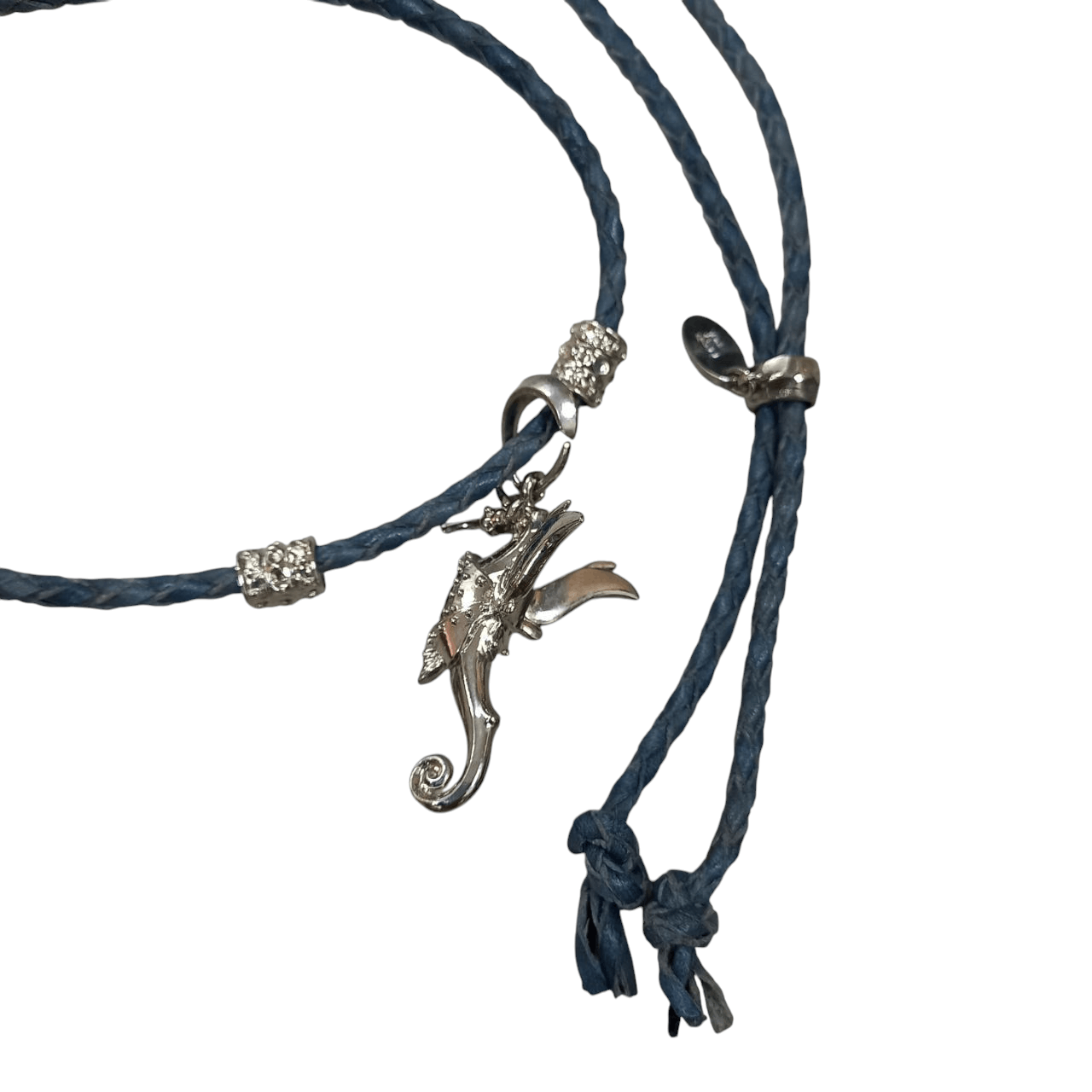 Japanese Brand Tatuya Ishii Silver Winged Seahorse Bolo Tie Necklace Size ONE SIZE - 3 Thumbnail