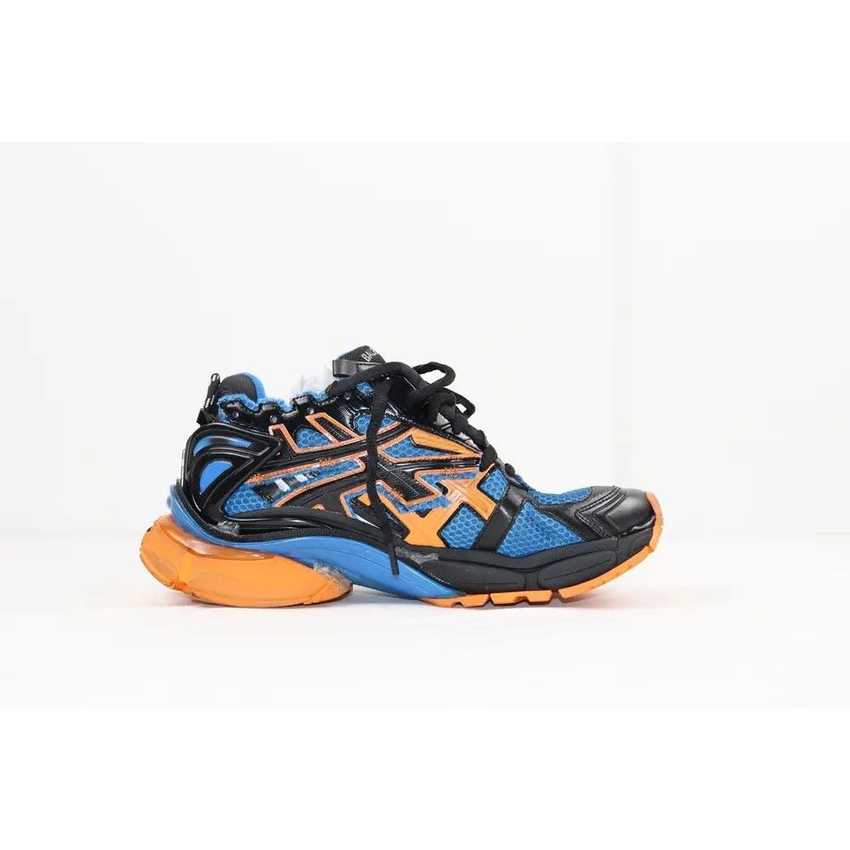 Balenciaga o1rshd1 Q:2 / Caged Mesh Runners Knicks Color Way Multicolor Size US 7 / EU 40 - 11 Thumbnail