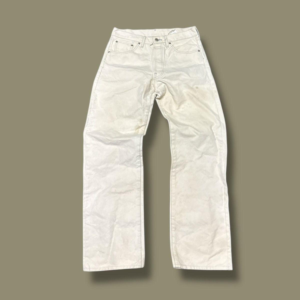 Levi's Vintage Levis 501 Red Loop coated jeans Size US 31 - 1 Thumbnail