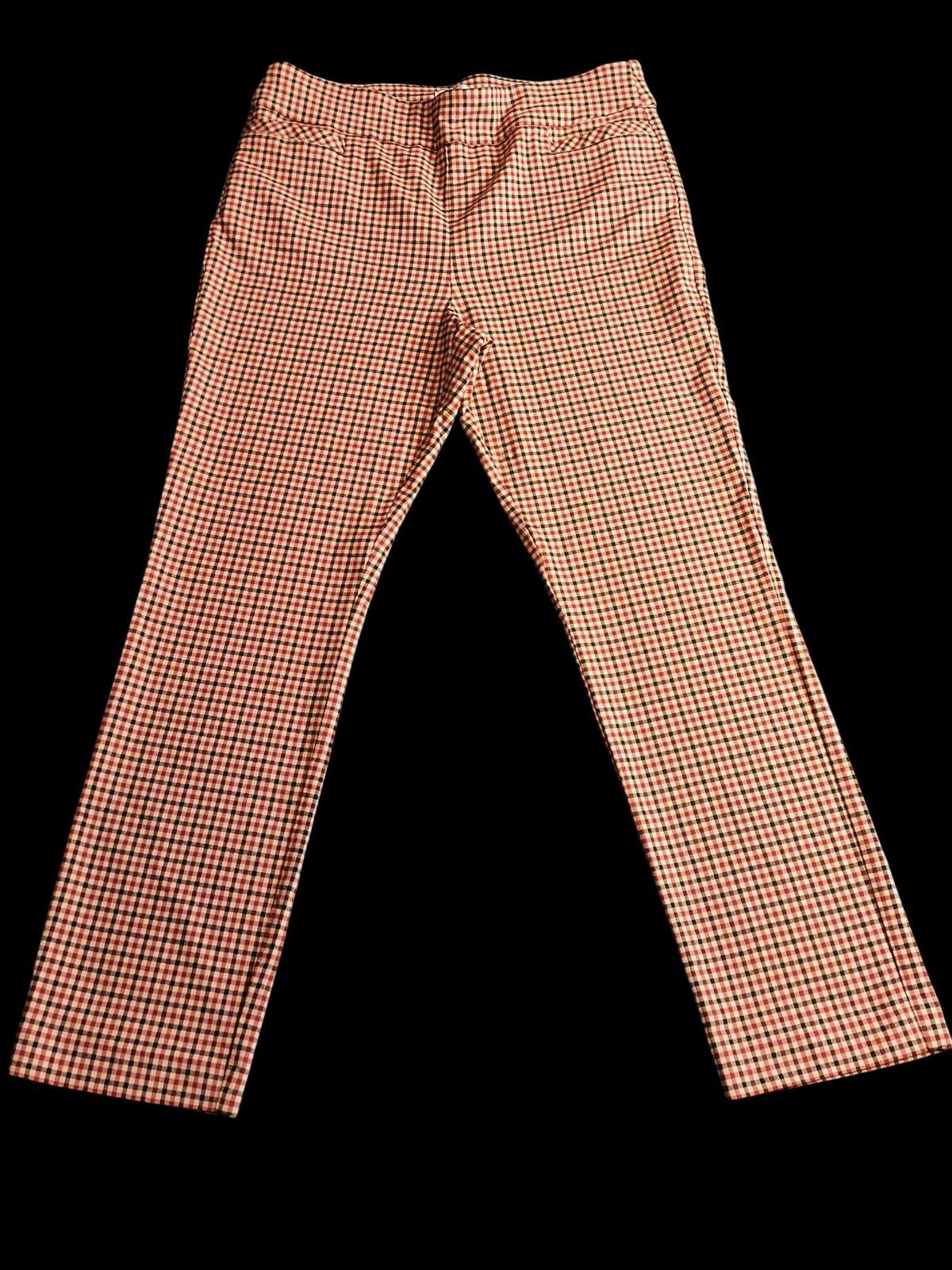 Other Kim Rogers Women's Checked Casual Pants Size 38" / US 16 / IT 52 - 4 Thumbnail