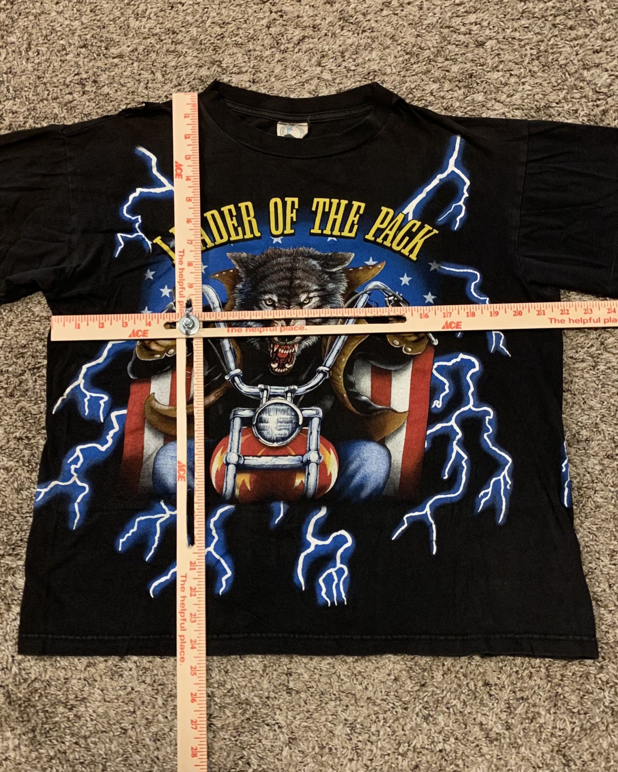 Vintage VINTAGE "LEADER OF THE PACK" T-SHIRT Size US L / EU 52-54 / 3 - 10 Thumbnail