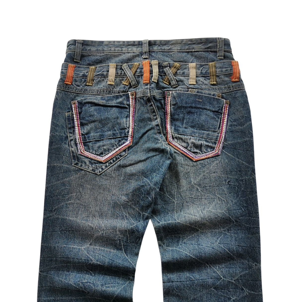 Le Grande Bleu (L.G.B.) Double waisted jeans Size US 34 / EU 50 - 5 Thumbnail
