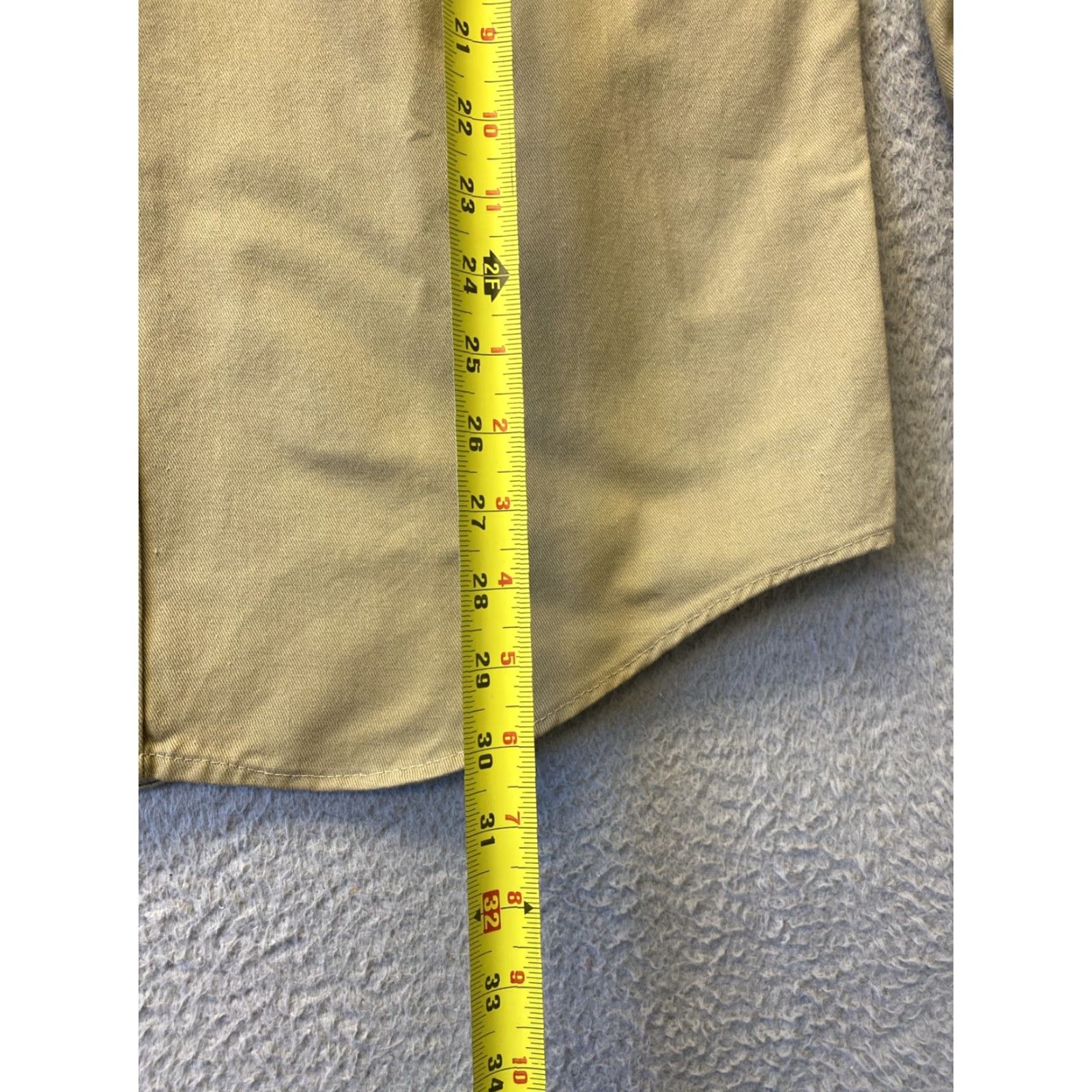 Carhartt VINTAGE Carhartt Outdoor Rugged Shirt Men Large Khaki Cotton Twill Casual Fall Winter Spring Size US L / EU 52-54 / 3 - 5 Thumbnail