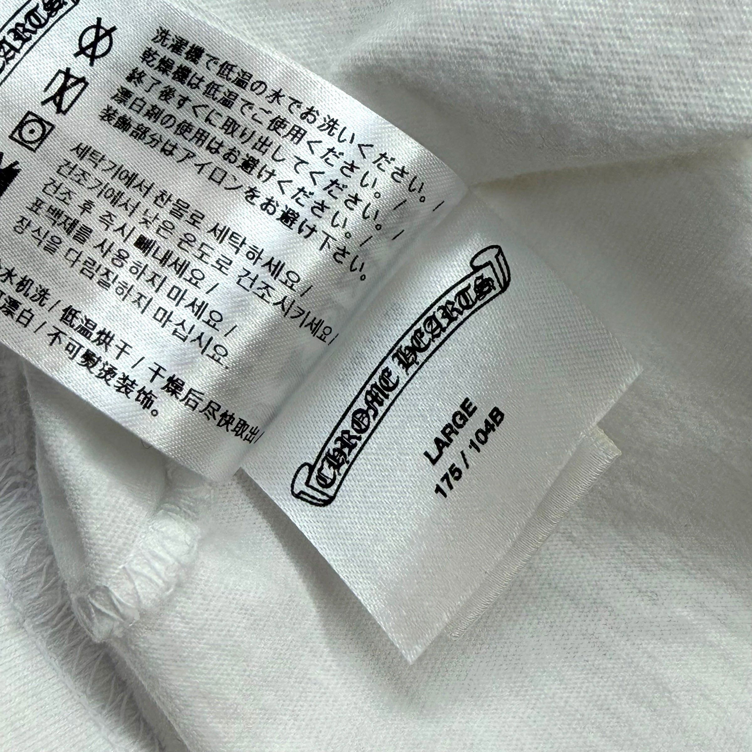Chrome Hearts Chrome Hearts Las Vegas Exclusive Horseshoe Tee White L Size US L / EU 52-54 / 3 - 6 Thumbnail
