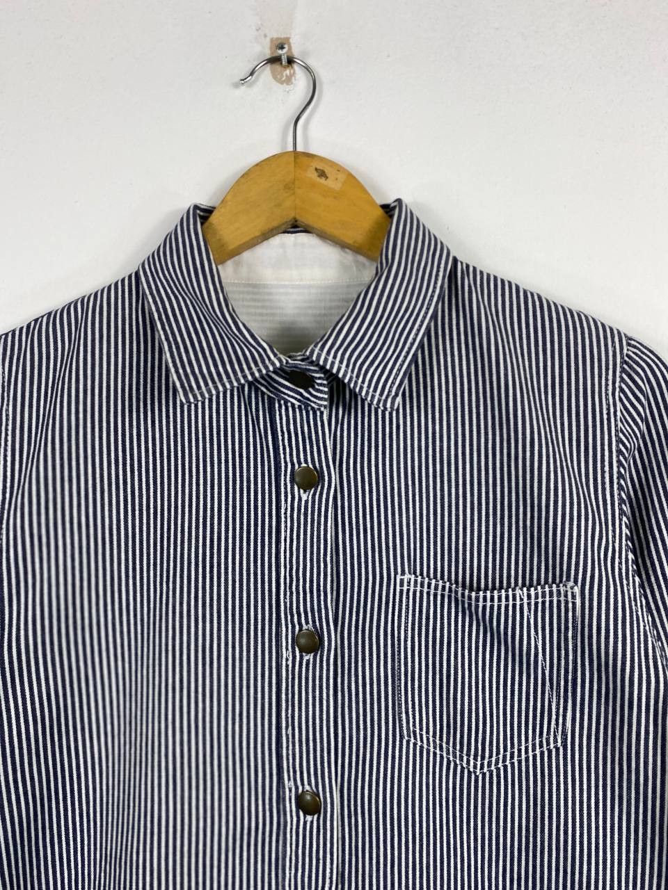 Japanese Brand japanese brand hickory striped light jacket nice design Size L / US 10 / IT 46 - 2 Thumbnail