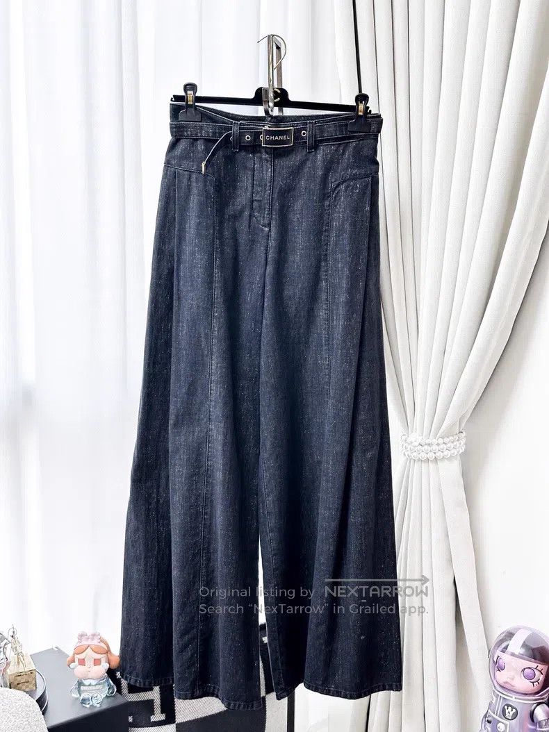 Chanel Chanel 23S spring and summer show black and gold glitter w Size 25" / US 0 / IT 36 - 2 Thumbnail