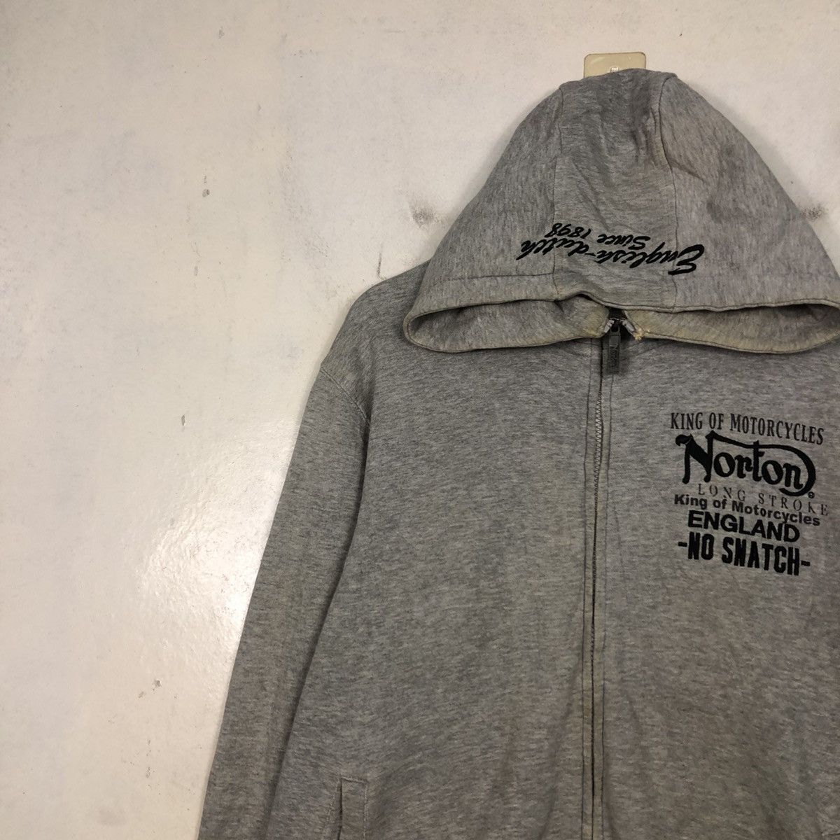 Norton 📌Punk Design Zipper Hoodie Jacket Norton Over Print Design Size US M / EU 48-50 / 2 - 9 Thumbnail