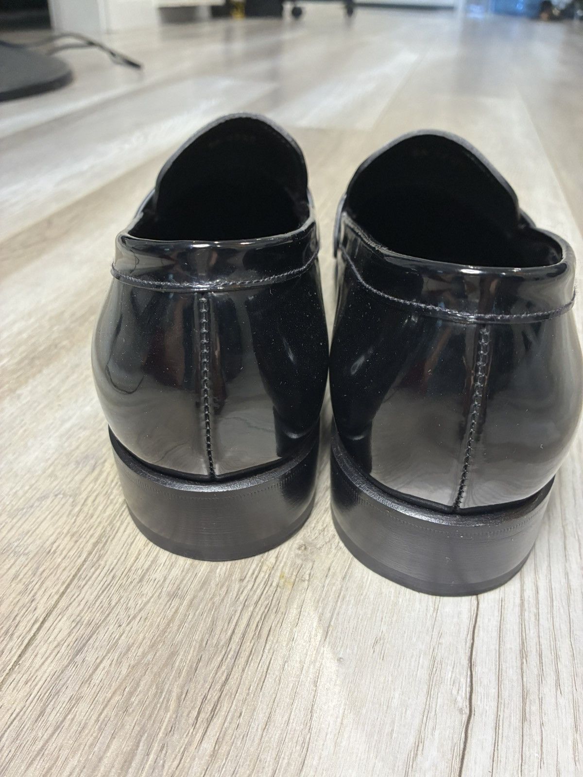Givenchy Givenchy Black Shiny Leather Loafers Size US 9.5 / EU 42-43 - 5 Thumbnail