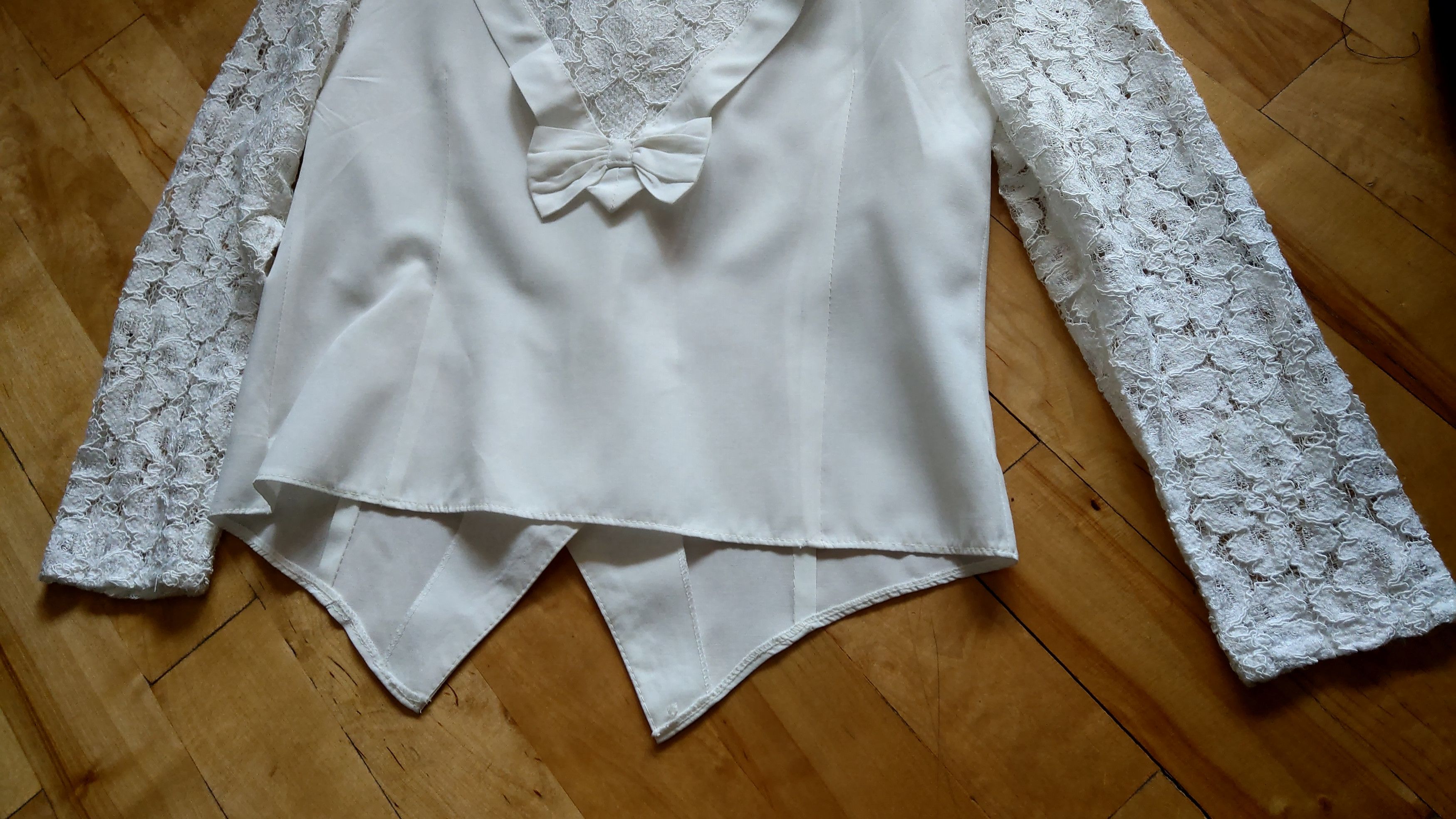 Japanese Brand × Vintage Vintage Collar Shirt Noir witch Alt Button Up Serviette Size M / US 6-8 / IT 42-44 - 6 Thumbnail