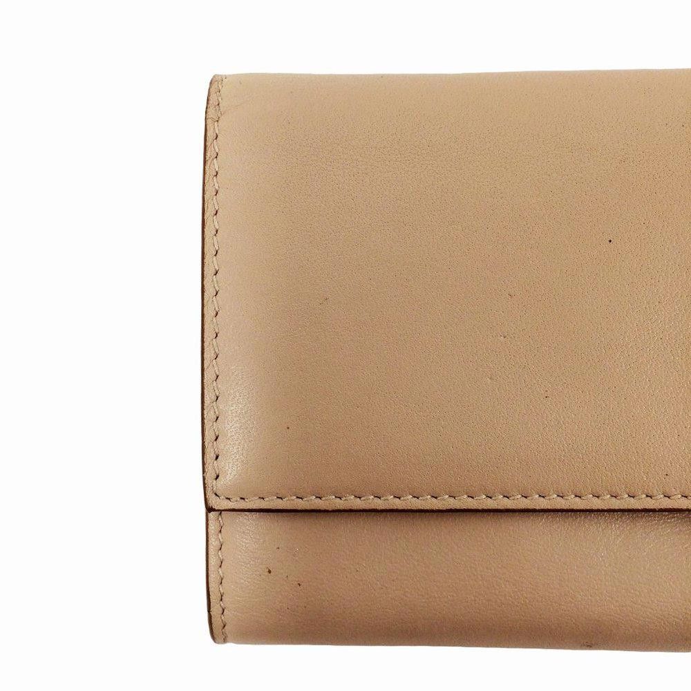 Salvatore Ferragamo Salvatore Ferragamo Gancini Bisque Leather Wallet Size ONE SIZE - 8 Thumbnail