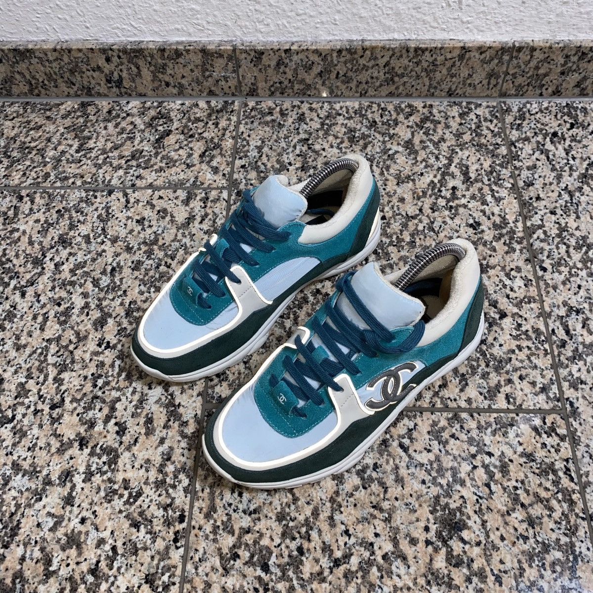 Chanel Chanel Sneakers Suede Nylon Reflective (2019) Size US 6.5 / EU 39-40 - 3 Thumbnail