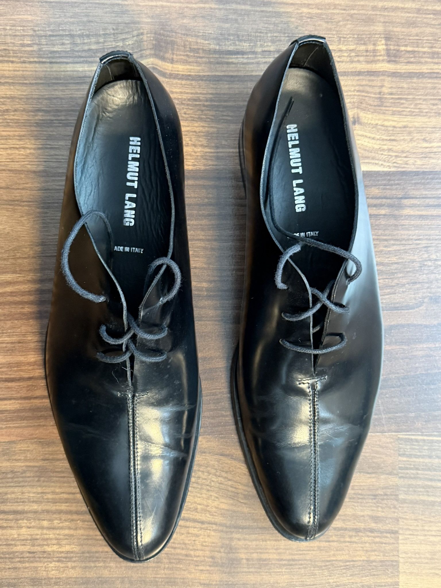 Helmut Lang Helmut Lang Minimal Derby Shoes Black 44 Size US 11 / EU 44 - 9 Thumbnail