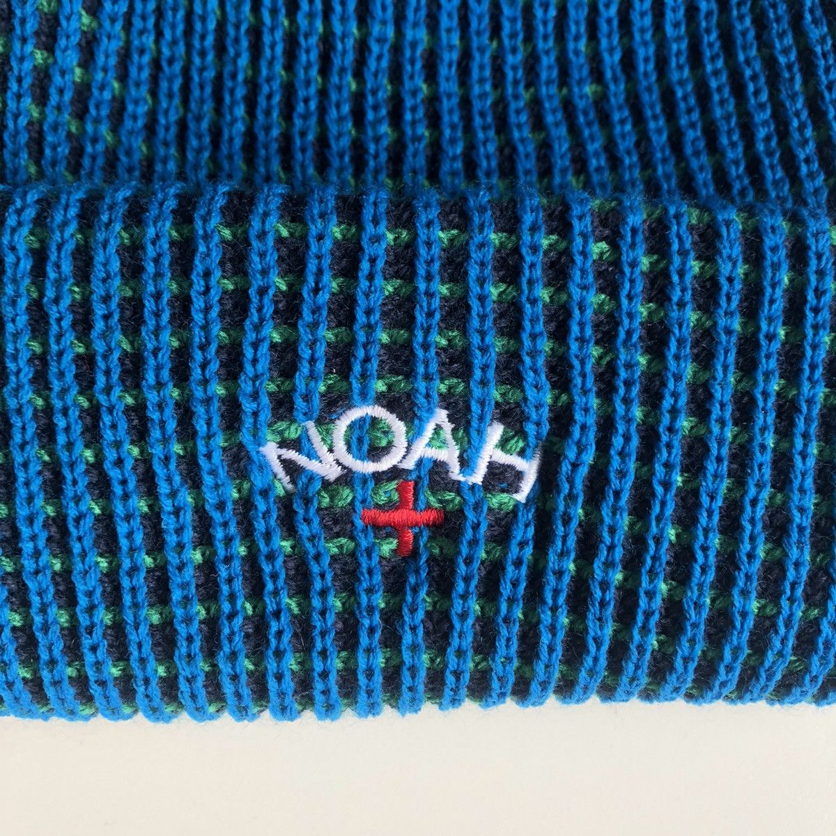 Noah NOAH Tri-Color FW21 Beanie BLUE Size ONE SIZE - 2 Thumbnail