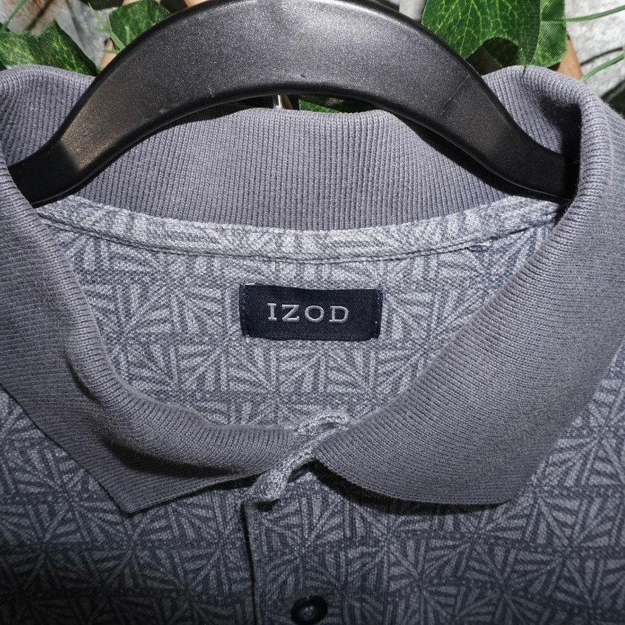 Izod Large - Vintage Y2K IZOD pattern 2000s aop polo t-shirt Size US L / EU 52-54 / 3 - 3 Thumbnail