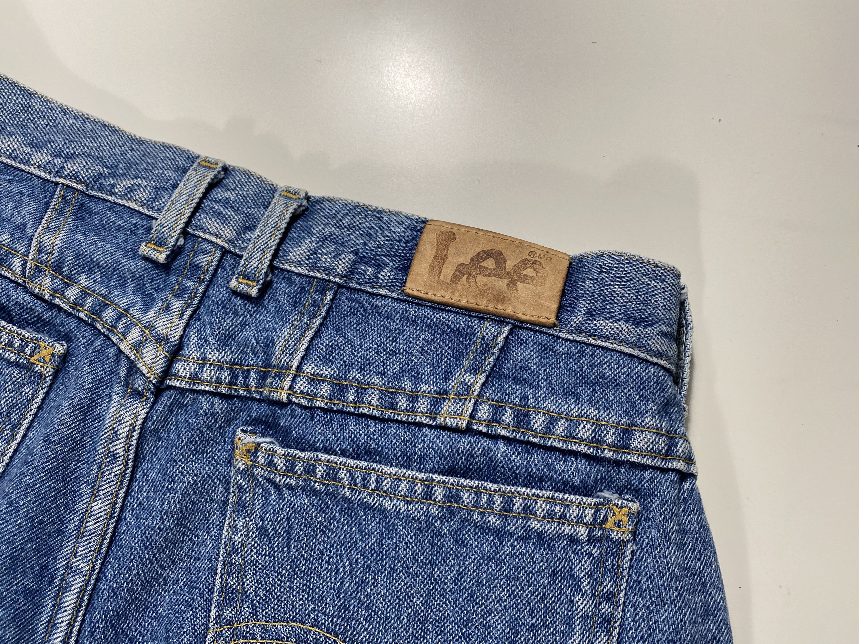 Lee Vintage 80s Union Made Lee Riders Relaxed fit jeans 31x27 Size 31" - 8 Thumbnail