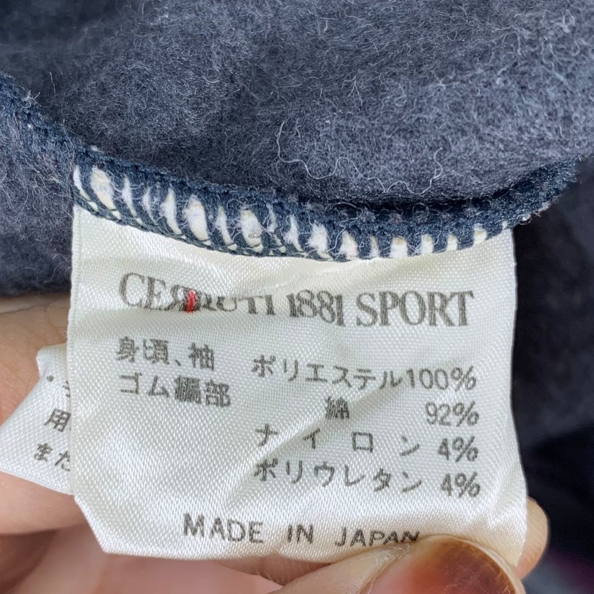 Cerruti 1881 Vintage CERRUTI 1881 Sport Nino Cerruti Fleece Sweatshirt Size US M / EU 48-50 / 2 - 5 Thumbnail