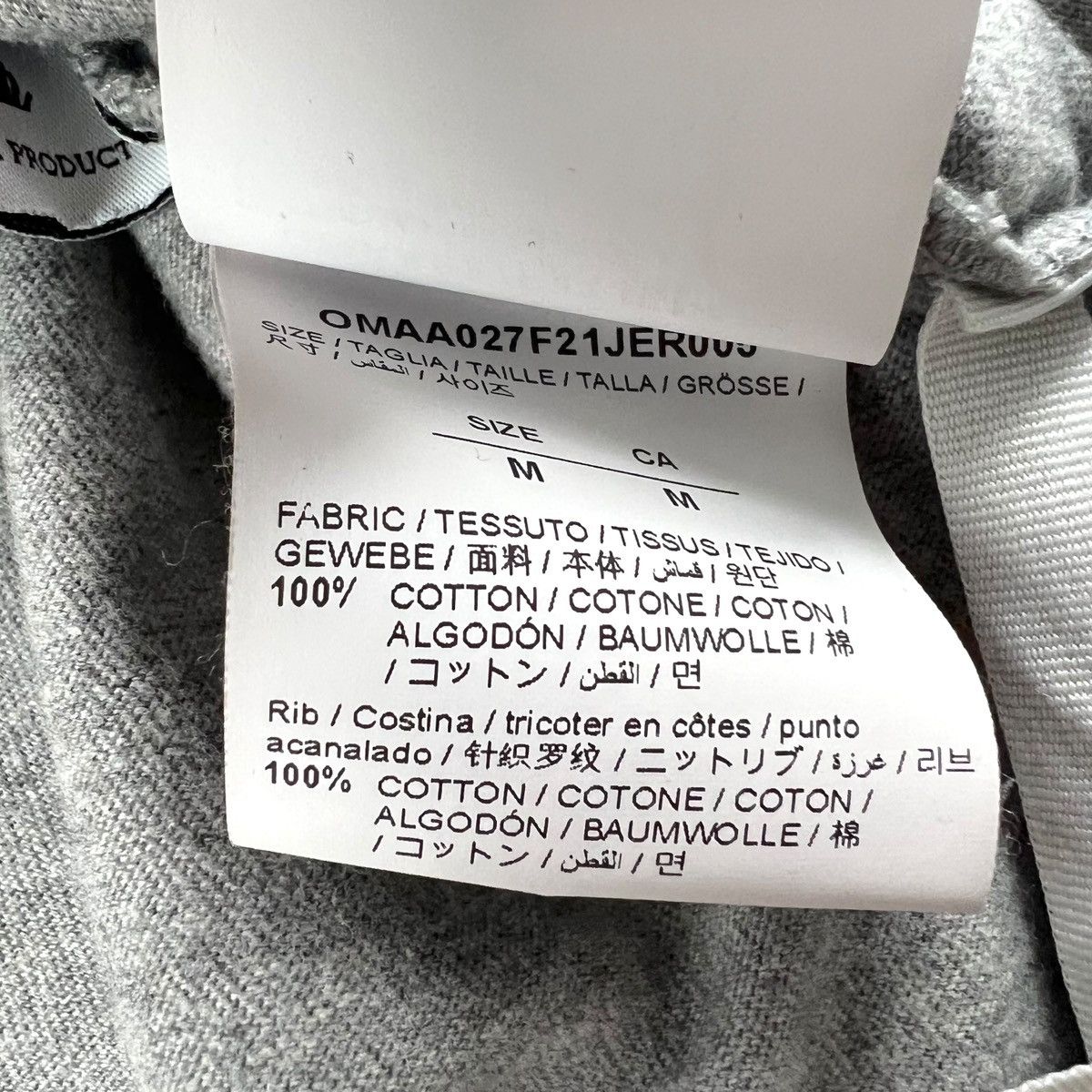 Off-White Off-White Degrade Arrows Grey T Shirt Size US M / EU 48-50 / 2 - 5 Thumbnail