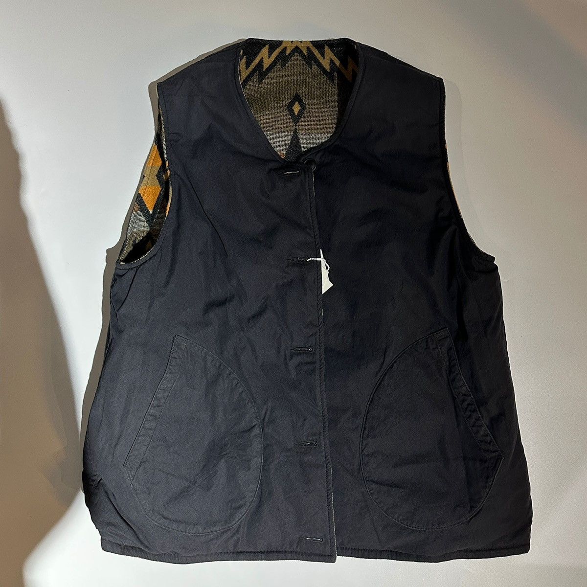 VISVIM KORA DOWN VEST BLACK 2