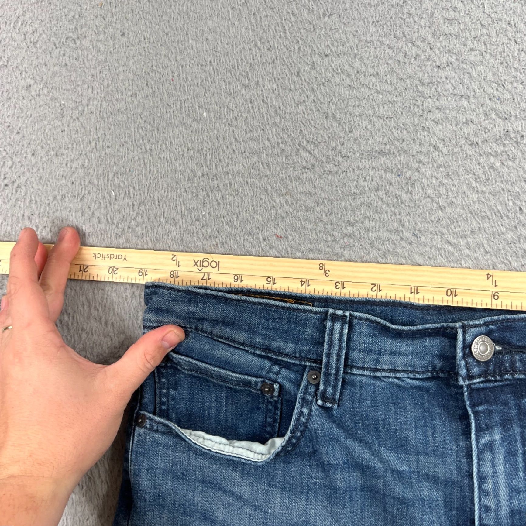 Levi's Levi's 541 Jeans Men’s 36x34 Dark Wash Athletic Tapered Fit 5-Pocket Denim Jeans Size US 36 / EU 52 - 5 Thumbnail