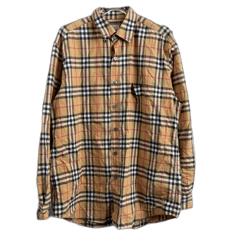 Burberry Burberry Classic Check Long Sleeve Shirt Size US L / EU 52-54 / 3 - 1 Thumbnail